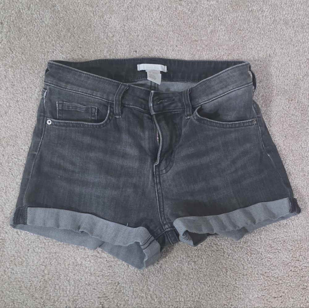H&M Dark Gray Jean Shorts